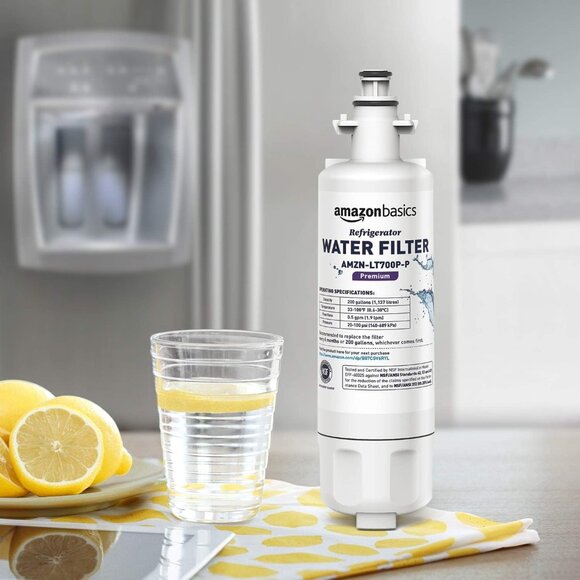 3-Pack LT700P-P Water Filter AmazonBasics NSF Fits LG Kenmore Refrigerator - Picture 8 of 8